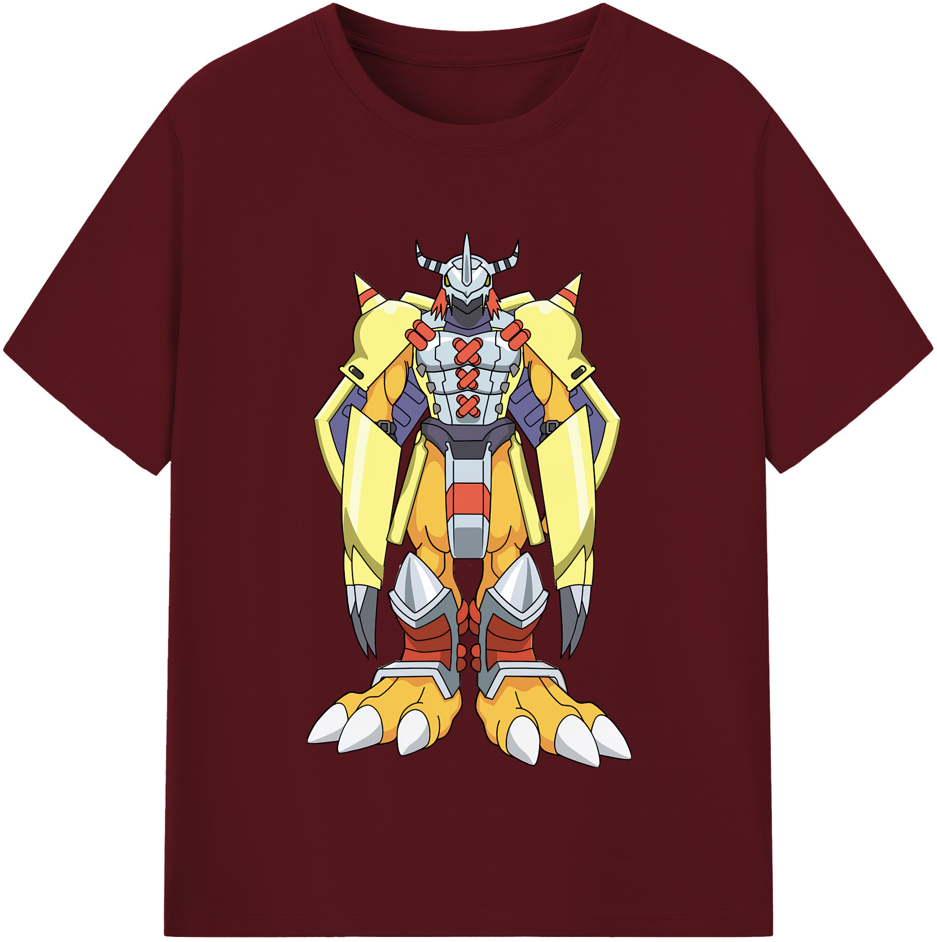 （画像用） Digimon デジタルモンスター/デジモン 綿100％半袖Tシャツ（フロントプリント）